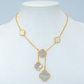 [Elowen jewels ]クローバー マザーオブパール ネックレス 6モチーフ