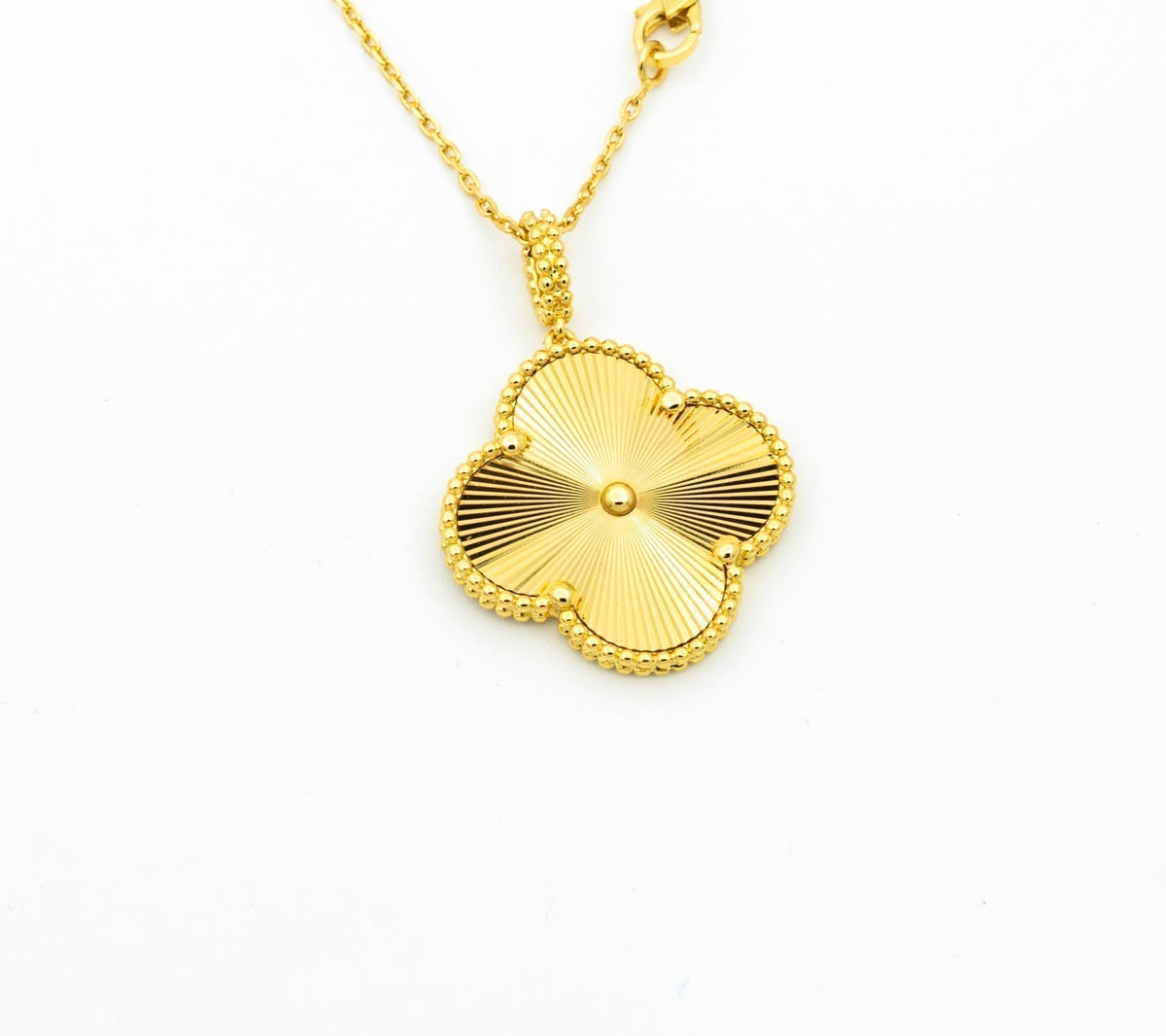 [Elowen jewels ]CLOVER 25MM ANHÄNGERKETTE GOLD