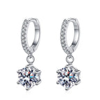 [Elowen]CLASSIC 6-PRONG MOISSANITE DROP EARRINGS