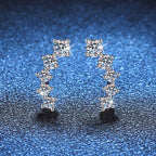 [Elowen] SPARKLING SMILE BOGEN-MOISSANIT-OHRSTECKER