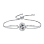 [Elowen]"PIGEON'S EGG" TEARDROP MOISSANITE BRACELET