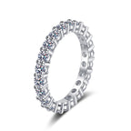 [Elowen]LUXURIOUS 2.2 CARAT FULL ETERNITY MOISSANITE RING