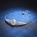 [Elowen]"PIGEON'S EGG" TEARDROP MOISSANITE BRACELET