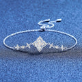 [Elowen]MARQUISE-CLOVER MOISSANIT-ARMBAND