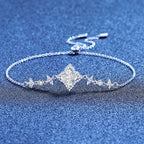 [Elowen]MARQUISE-CLOVER MOISSANIT-ARMBAND