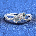 [Elowen]INTERTWINING LOVE MOISSANITE RING