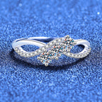 [Elowen]INTERTWINING LOVE MOISSANITE RING