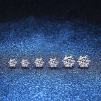 [Elowen]SIX-PRONG MOISSANITE EARRINGS