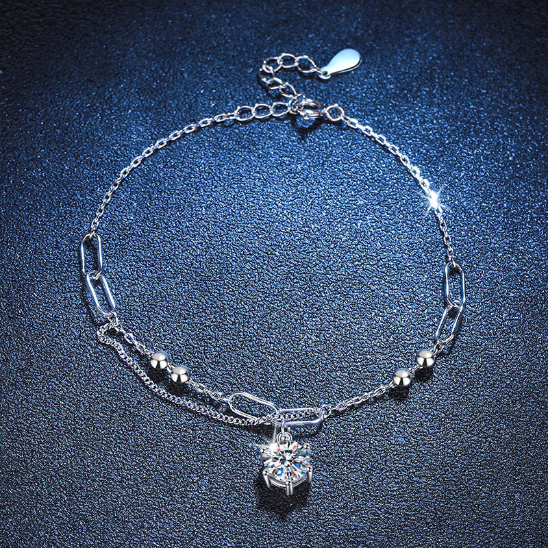 [Elowen]CLASSIC SOLITAIRE MOISSANITE BRACELET