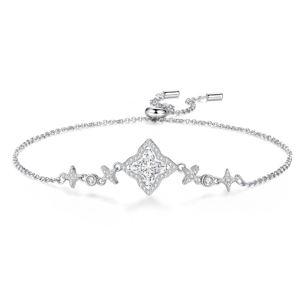 [Elowen]MARQUISE-CLOVER MOISSANIT-ARMBAND