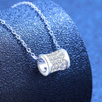[Elowen]FULL-PAVE "HOURGLASS" MOISSANITE NECKLACE