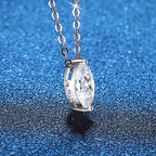 [Elowen]SOPHISTICATED MARQUISE-CUT MOISSANITE PENDANT NECKLACE