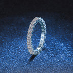 [Elowen]LUXURIOUS 2.2 CARAT FULL ETERNITY MOISSANITE RING