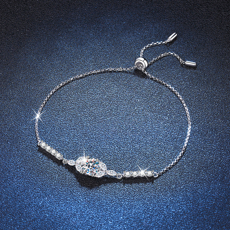 [Elowen]BLOOMING STAR-FLOWER MOISSANITE BRACELET