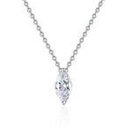 [Elowen]SOPHISTICATED MARQUISE-CUT MOISSANITE PENDANT NECKLACE