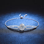 [Elowen]"PIGEON'S EGG" TEARDROP MOISSANITE BRACELET