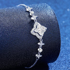 [Elowen]MARQUISE-CLOVER MOISSANIT-ARMBAND