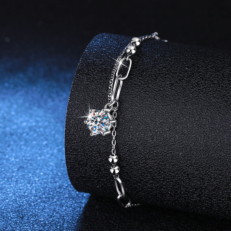 [Elowen]CLASSIC SOLITAIRE MOISSANITE BRACELET