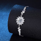 [Elowen]RADIANT SUNFLOWER MOISSANITE BRACELET