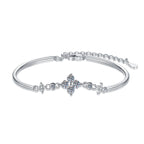 [Elowen]CLOVER & TWIN-STAR MOISSANITE BRACELET