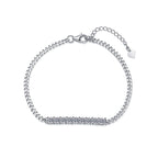 [Elowen]SMILING CURVE MOISSANITE BRACELET