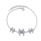 [Elowen]CLASSIC INTERLOCKING MOISSANITE BRACELET