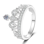 [Elowen]DREAMY CROWN MOISSANITE RING - 1.2CT ELEGANT PRINCESS STYLE