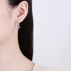 [Elowen]CLASSIC 6-PRONG MOISSANITE DROP EARRINGS