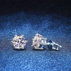 [Elowen]SIX-PRONG MOISSANITE EARRINGS