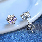 [Elowen]SIX-PRONG MOISSANITE EARRINGS