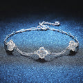 [Elowen]TRIPLE-CLOVER MOISSANITE BRACELET