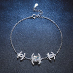 [Elowen]CLASSIC INTERLOCKING MOISSANITE BRACELET