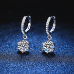 [Elowen]CLASSIC 6-PRONG MOISSANITE DROP EARRINGS