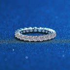 [Elowen]LUXURIOUS 2.2 CARAT FULL ETERNITY MOISSANITE RING