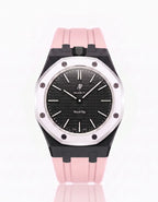 Silicone Strap & Case Royal Pop Ocho Negro(Customize  Colors)