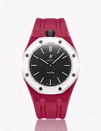 Silicone Strap & Case Royal Pop Ocho Negro(Customize  Colors)