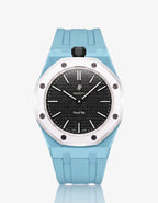 Silicone Strap & Case Royal Pop Ocho Negro(Customize  Colors)