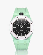 Silicone Strap & Case Royal Pop Ocho Negro(Customize  Colors)