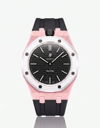 Silicone Strap & Case Royal Pop Ocho Negro(Customize  Colors)