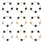 [Elowen jewels ] CLOVER 5 MOTIF PULSAR STONE BRACELET COLLECTION