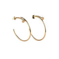 [Elowen jewels ]JUSTE EARRINGS GOLD DIAMONDS 1.8MM