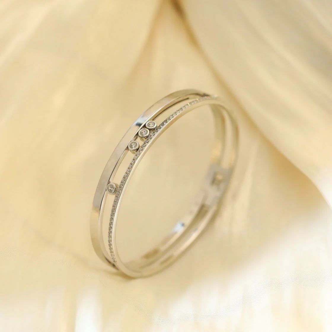 [Elowen jewels]Move Romane Diamant-Armreif