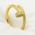 [Elowen jewels ]JUSTE RING 1,8 MM GOLD DIAMANTEN