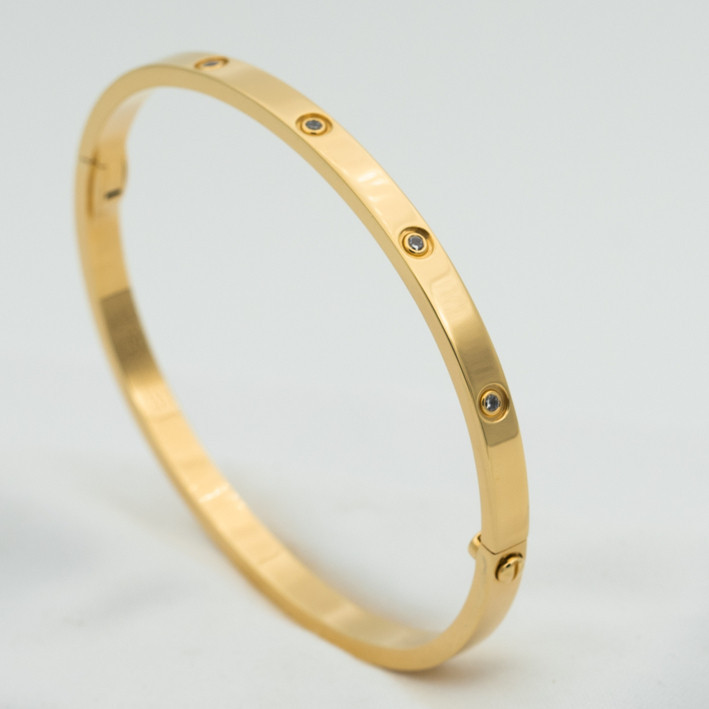 [Elowen jewels ]LOVE ARMBAND 3,65MM 10 DIAMANTEN