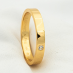 [Elowen jewels ]LOVE RING 4MM 1 DIAMOND
