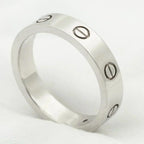 [Elowen jewels ]LIEBESRING 4MM 1 DIAMANT SILBER