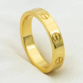 [Elowen jewels ]LOVE RING 4MM 1 DIAMOND GOLD