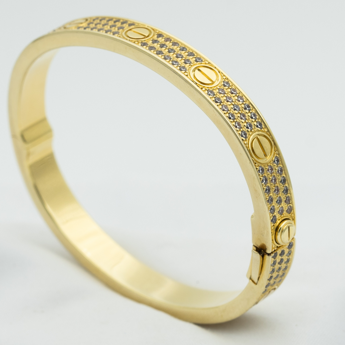 [Elowen jewels ]LOVE BRACELET 6.1MM DIAMOND-PAVED
