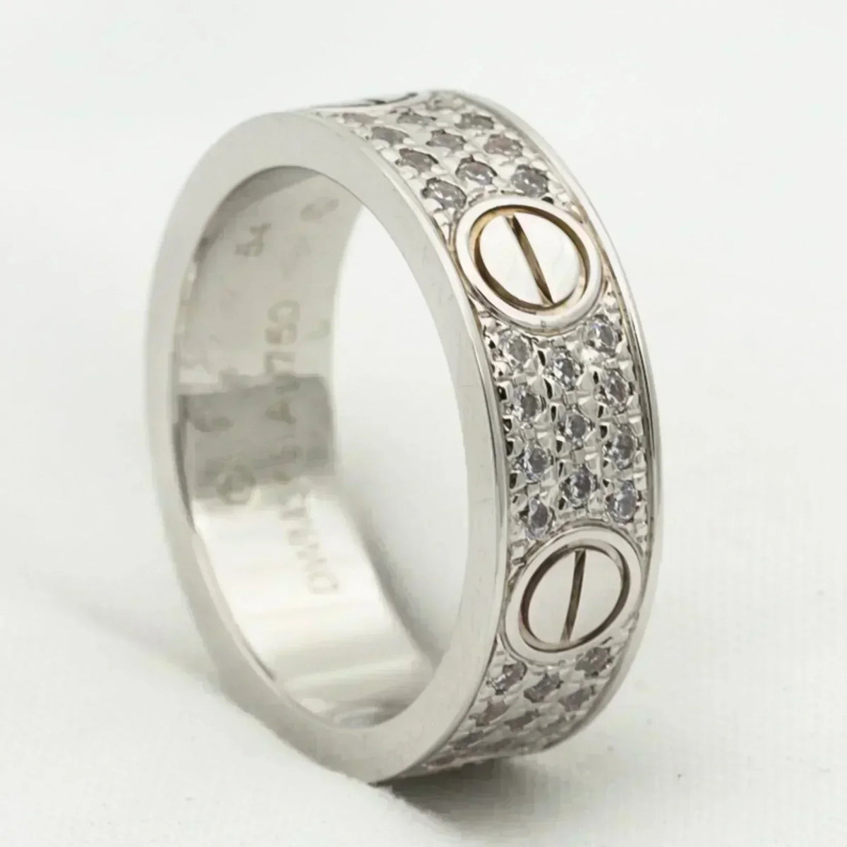 [Elowen jewels ]LOVE RING 5.5MM DIAMONDS PAVED