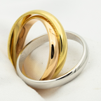 [Elowen Schmuck ]TRINITY-RING GOLD ROSÉGOLD SILBER
